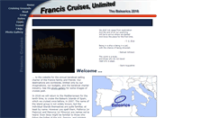 Desktop Screenshot of franciscruises.net